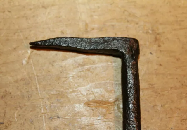 Antique Wrought Iron Beam Hook Meat Beam Hand Forged Iron Hook 6 Inches 2