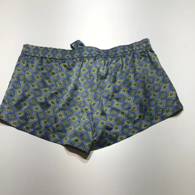 New York & Co. Shorts Womens Size Large Printed Sleep Short Elastic Tie Waist