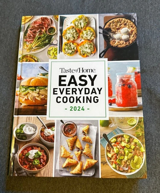 TASTE OF HOME Easy Everyday Cooking 2024 Hardcover 400+ Recipes & TIps