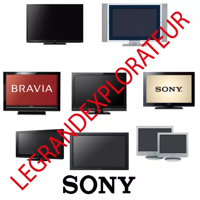 Ultimate SONY TV LCD PLASMA LED Repair Service Manual     420 PDF manuals on DVD