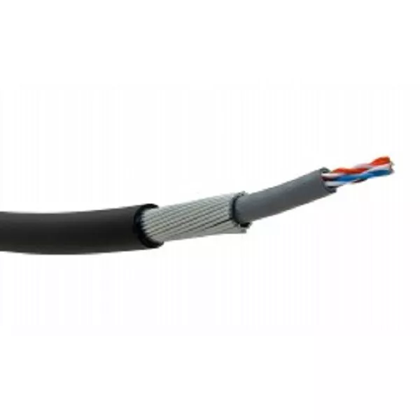 Stahldraht gepanzertes Cat5e-Kabel 20m direktes Begraben HDPE massiv extern SWA