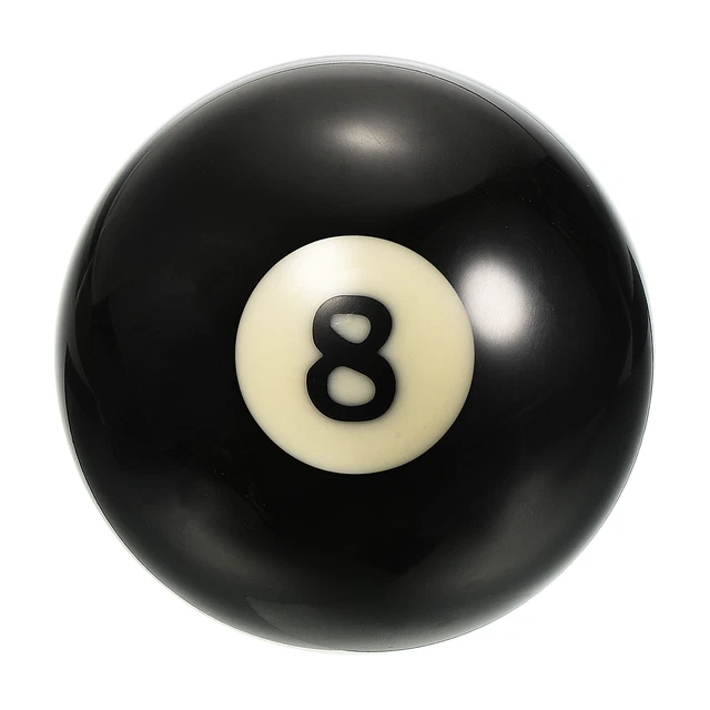 PATIKIL 2-1/4 #8 Bille Billard Rechange Bille, Billard Table Bille Billard Standard Règlement Dimension pour Billard Chambre Jeu Chambre, Noir