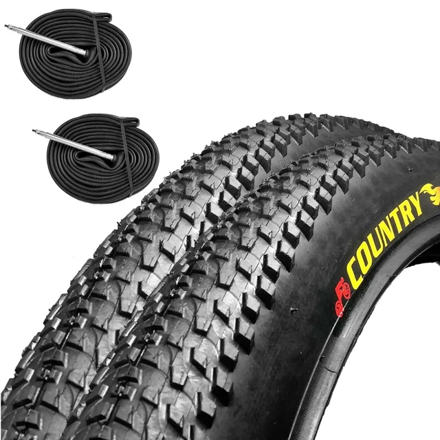 Copertoni Mtb 27.5 Coppia Pneumatici Kenda Khan 27.5x2.10 Per Mountain Bike - Battistrada Liscio, Ideale Per Strada E City Bike Mtb Full