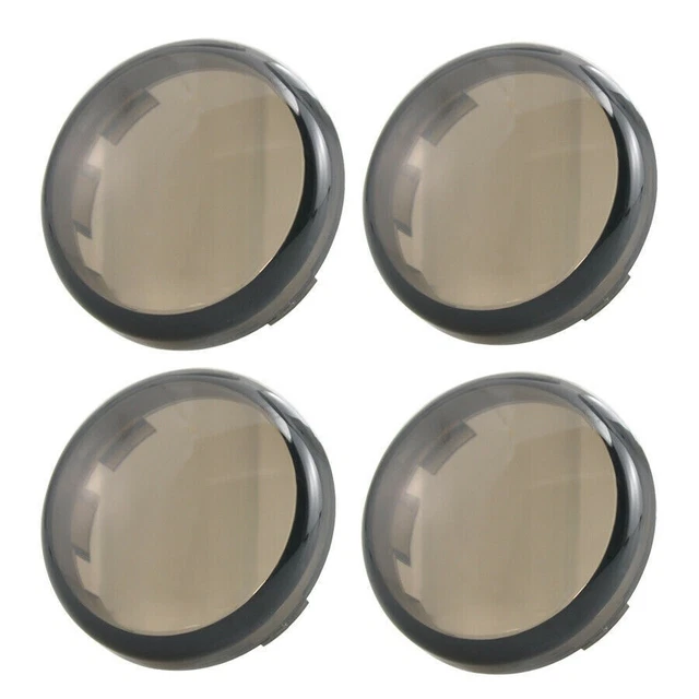 4PCS Lentille Housse Feu Clignotants Moto Pièces Softail Dyna Clignotant