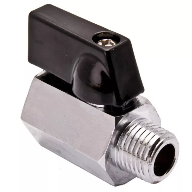 Hot Female x Male-1/4 NPT Threaded Full Port Brass Ball Valve Shut Off Swi BH