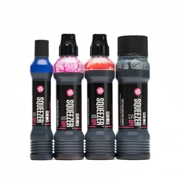 GROG Squeezer BPI Marker Konvolut Set (4) - Hochglanz Tropfer Tinte Mop Stift Pack