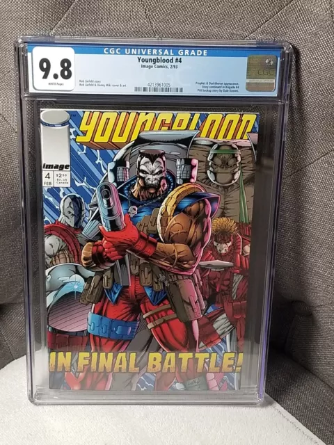 Youngblood # 4 CGC 9.8  Image Comics 2/93 NEW GRADE!!!!