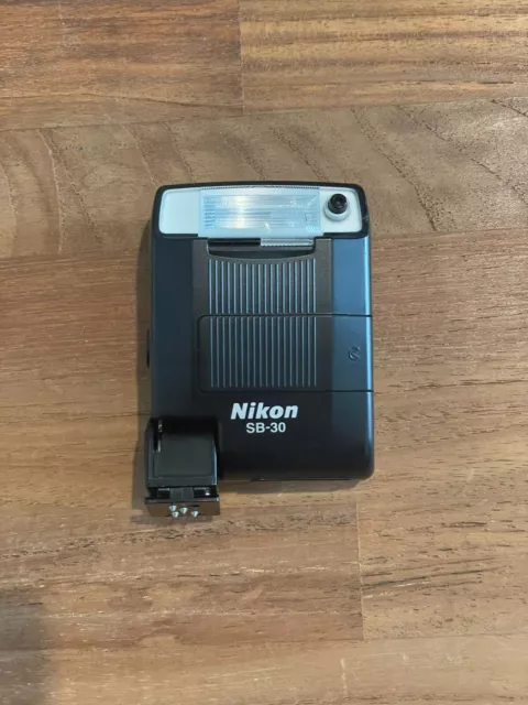【N MINT+++ w/ CASE】 Nikon SB-30 Speed Light Shoe Mount Flash