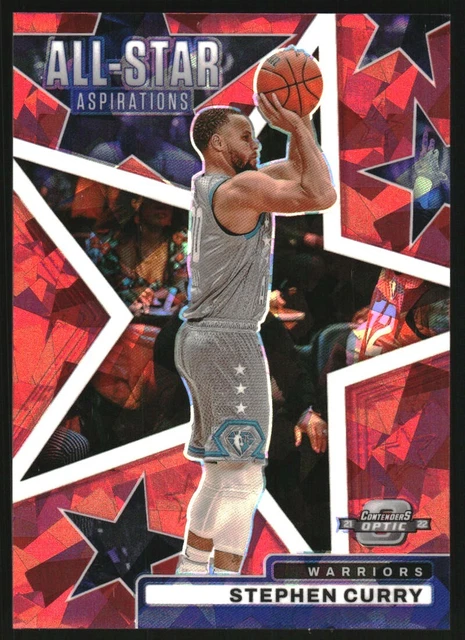 2021-22 Contenders Optic All Star Aspirations Red Cracked Ice #6 Stephen Curry