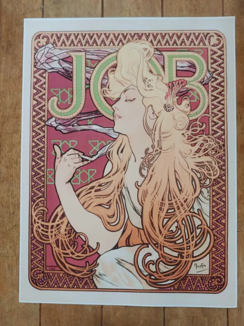 Job (1896) by Alphonse Mucha Art Nouveau Poster