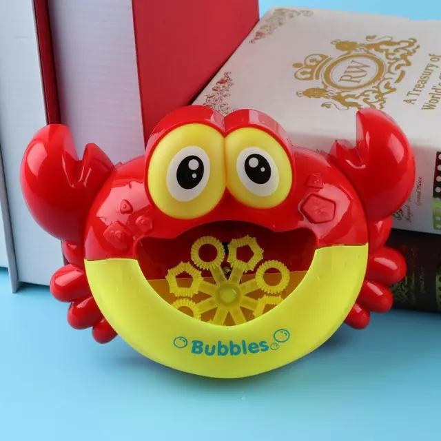 Electric Crab Soap Bubble Toys Battery Powered Without Liquid for Wedding Props