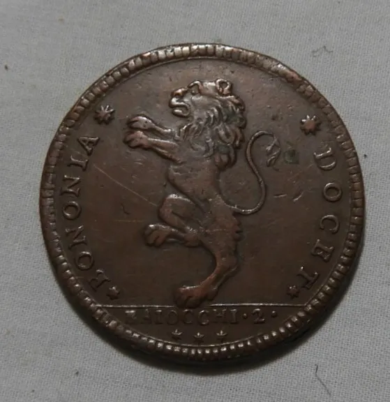 Vatican 1796 Pius the Sixth  2 Baiocci coin