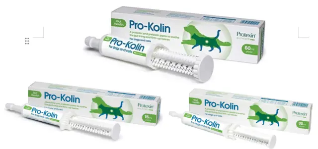 Protexin pet health Pro-Kolin for Dogs and Cats Probiotic Paste and Syringe 60ml