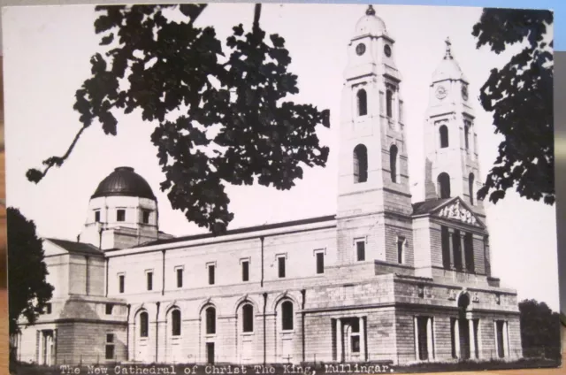 Irish RPPC MULLINGAR Westmeath CHRIST THE KING Cathedral Ireland Signal Postcard