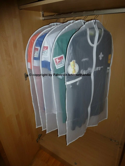 5 Schutzhülle für Trikot auch matchworn Trikots zB Köln Stuttgart Berlin Schalke