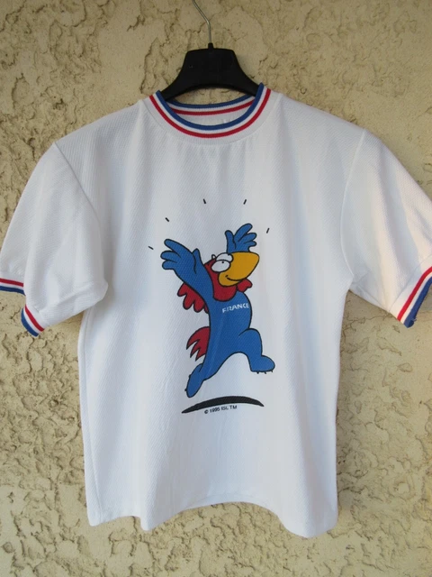 Tee Shirt France 98 Erima coupe du monde 1998 vintage maillot Supporter - L