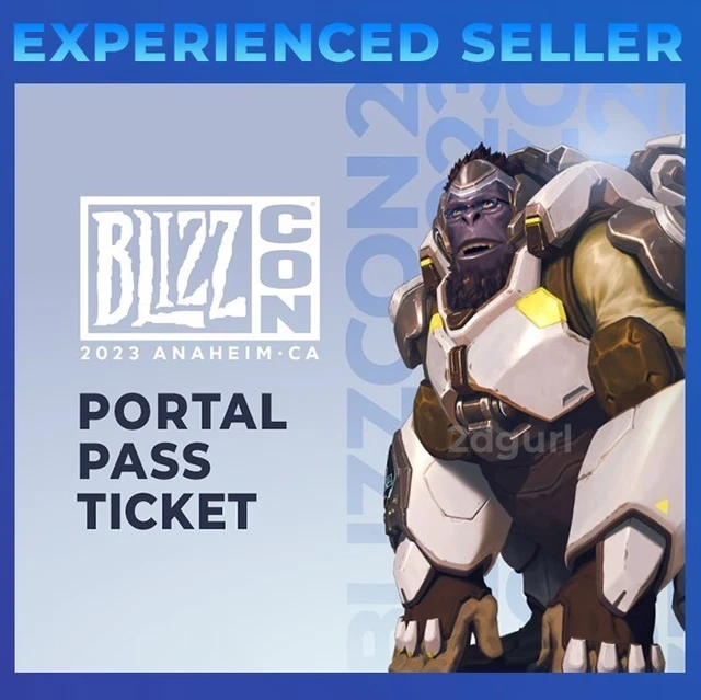 BLIZZCON 2023 TICKET Portal Pass Comes with Digital Goodies Code! 400