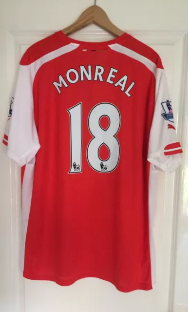 Figures-Soccerstarz - Arsenal Nacho Monreal - Home Kit (2019 version)  /Figur NEW