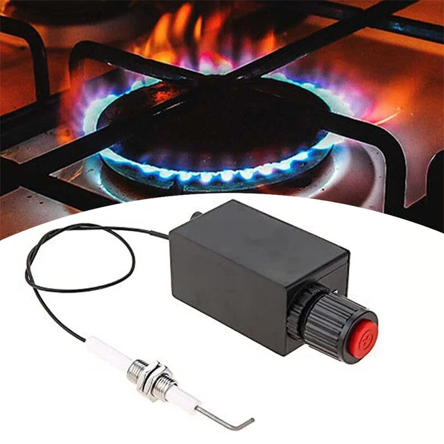 Aifeier Kit Allumage Électronique Bouton-Poussoir - Pièce Rechange Chauffage Terrasse Fil 500mm