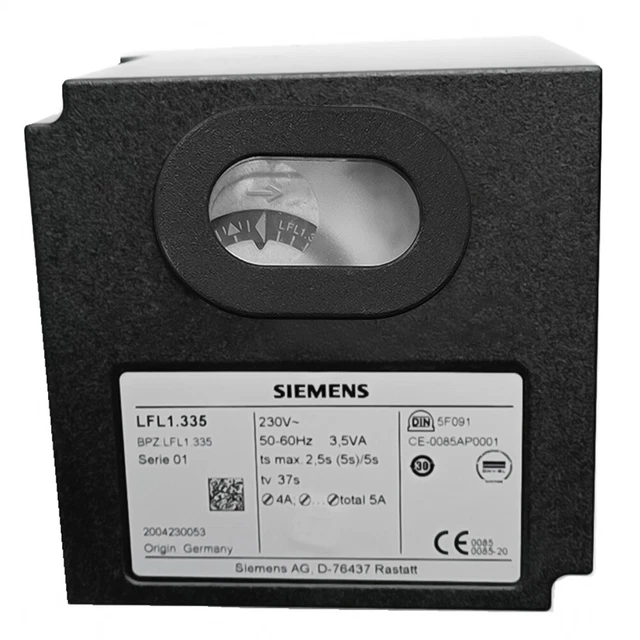 Regolatore Programma Per Bruciatore A Gas Siemens LFL1.333 Serie 02, 230V, Nuovo