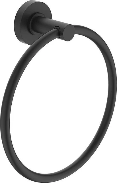 Ideal Standard Handtuchring IOM schwenkbar, schwarz matt