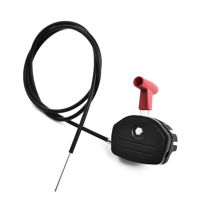 Câble D'Accélérateur 142 Cm Avec Levier D'Étranglement - Compatible Tondeuses à Gazon