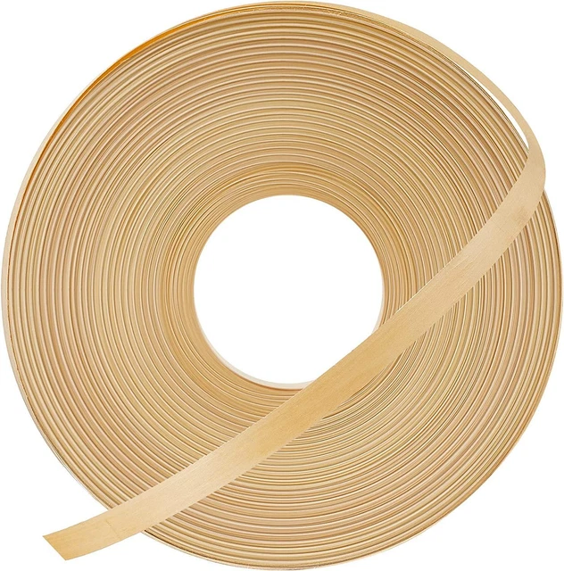 Birch Edge Banding 328 ft Roll of Veneer Edge Banding Thin Wood Strips Wood V...