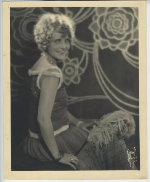 Child Actress Virginia Lee Autograph Photo Vintage Signed Fantastic! 1920'S