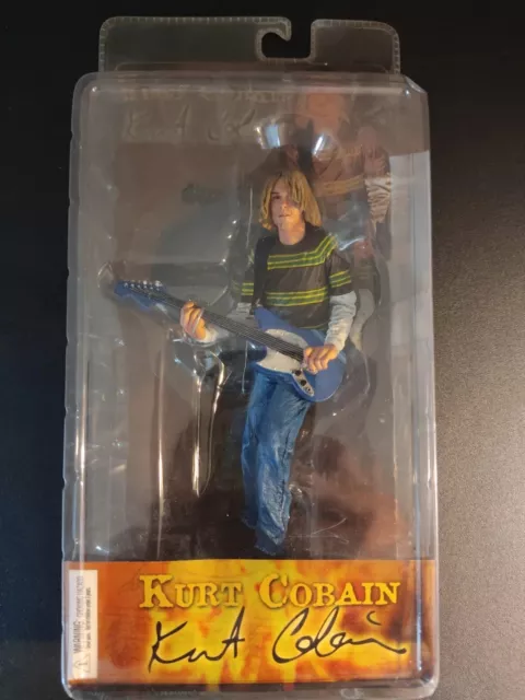 Kurt Cobain nirvana NECA 2006 smells like teen spirit action figure new in box