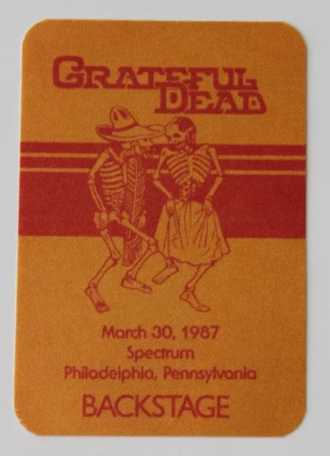 Grateful Dead Backstage Pass 3-30-87 The Spectrum Philadelphia Rick Griffin 1987