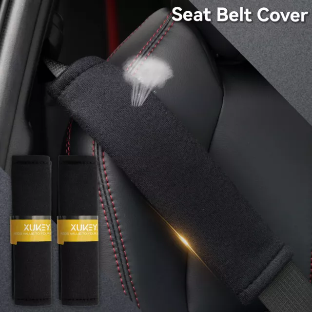 Schwarz Kissenbezug Auto Sicherheit Sicherheitsgurt Gurt Schulter Rucksack Pad