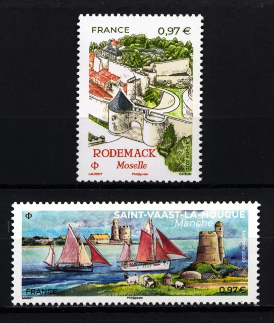 FRANCE 5407 & 5409 RODEMACK, SAINT-VAAST-LA-HOUGUE, 2020, NEUFS xx, TRÈS BEAUX