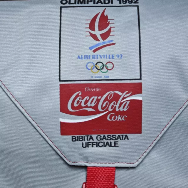 Coca Cola X Albertville 1992 Winter Olympics zaino cartella vintage Official bag 2