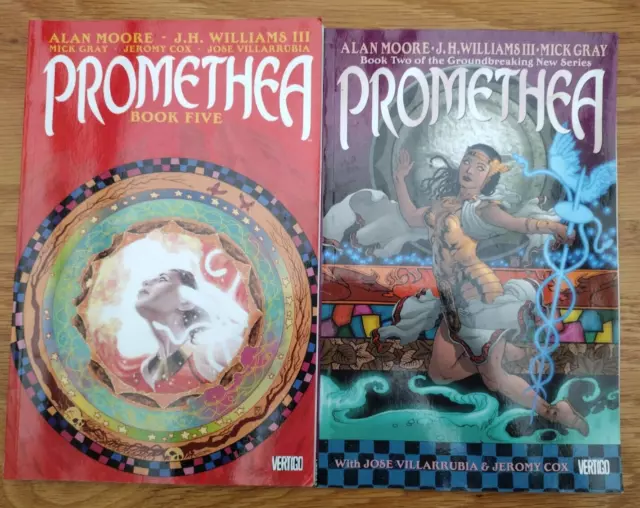 Promethea by Alan Moore Book 2 & 5 Paperback