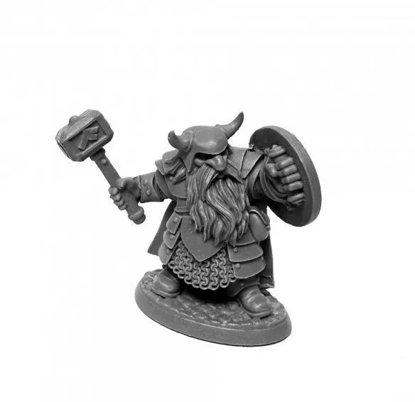 1 x BORIN IRONBROW  - BONES USA REAPER miniature figurine jdr nain dwarf 07011