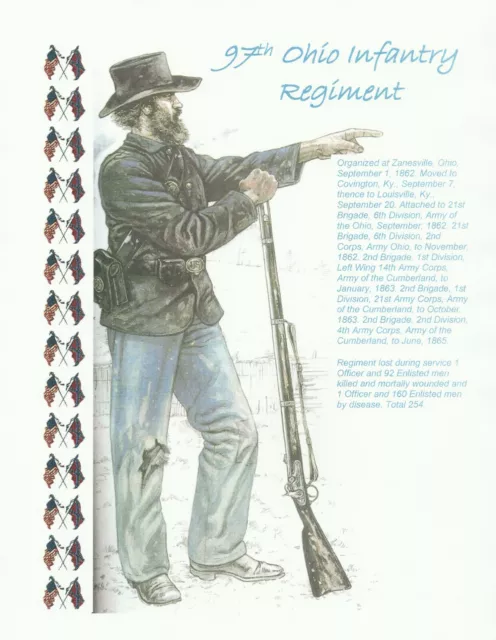 Civil War History of the 97th Ohio Infantry Regiment