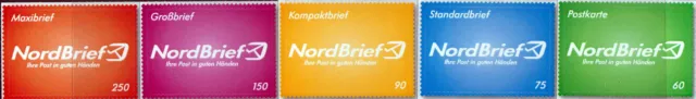 Deutsche Privatpost - Nordbrief Schwerin - Colours 2019, postfrisch