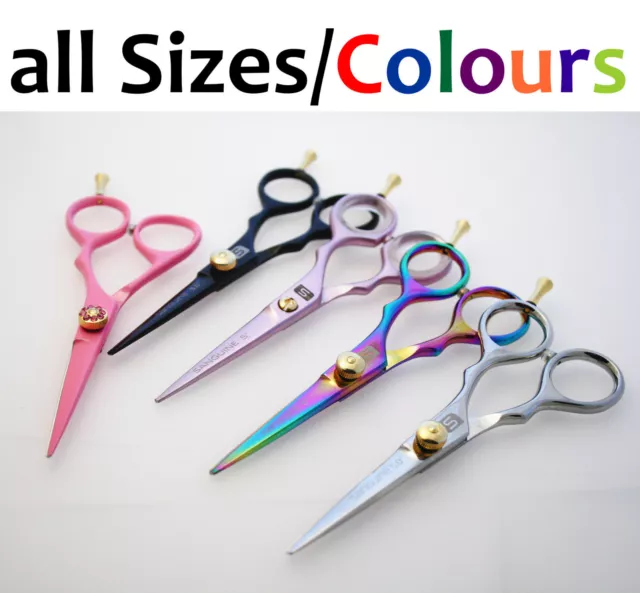 New Hair Scissors, Hairdressing Scissors, Titanium Scissors, All Sizes with Case