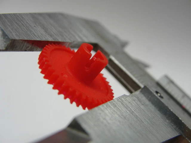 thumbnail image 2 of ALPS ASD1017 Replacement Gear For Pioneer & Onkyo Amplifiers – Red – No 3D Print, Genuine ALPS Replacement 2 of 5