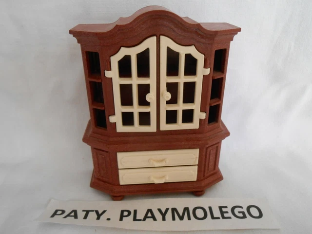 Canapé Playmobil Bleu Et Acajou - Série Belle Époque 1900 - Meuble Miniature Occasion