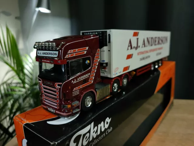 Tekno Scania R620 V8 A.J. Anderson Fridge Trailer Collector Club No.3b Very Rare