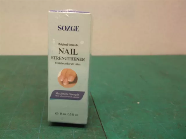 1 botella SOZGE FÓRMULA ORIGINAL FORTALECEDOR DE UÑAS MÁXIMA FUERZA sellado nuevo en caja