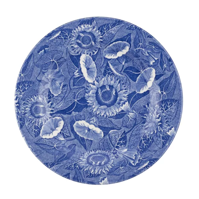 Spode Blue Room Sunflower 11 Inch Earthenware Dinner Plate, Made in England