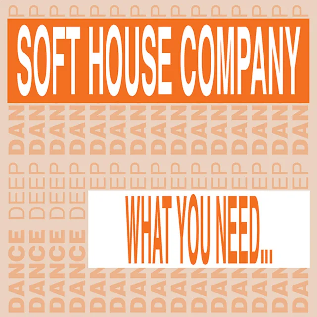 Soft House Company - What You Need... (Vinyl 12" - 1990 - EU - Reissue)