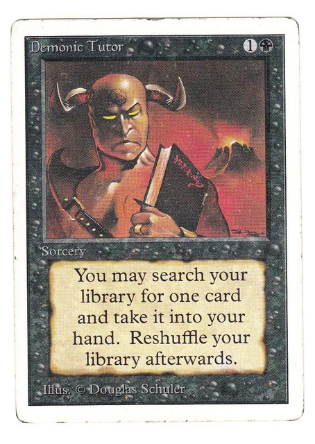 MTG   UN Demonic Tutor _15319