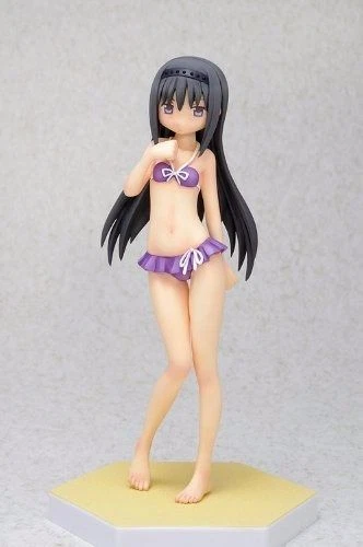 WAVE BEACH QUEENS Madoka Magica Homura Akemi Dengeki Special Ver. Figure NEW