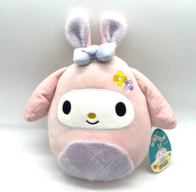 Squishmallow Kellytoy Plush Sanrio My Melody 8" Easter 2024 NWT NEW