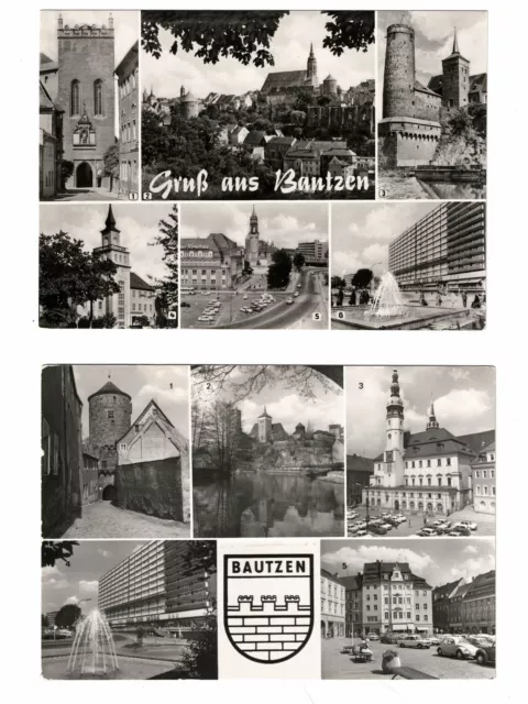 7 AK Bautzen, ungelaufen, nach 1945