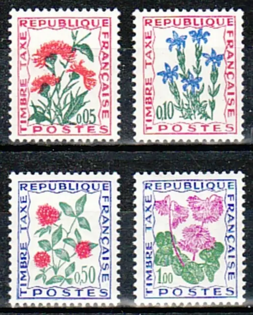 France Marques Vintage 1965 Fleurs Plantes Flora Michel 100 - 103