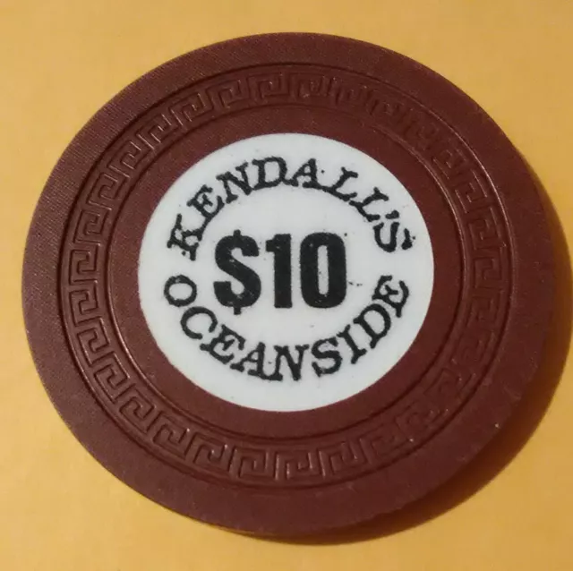 Kendalls Oceanside Casino Russia? $10.00 Chip Great For Any Collection!